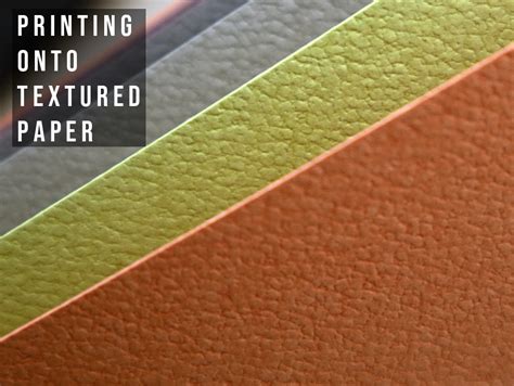 Discover the Art of Printing on Textured Paper with Ease